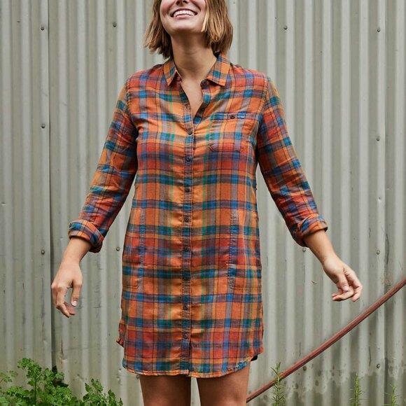 Toad&Co Flannel dress - Picture 3 of 4